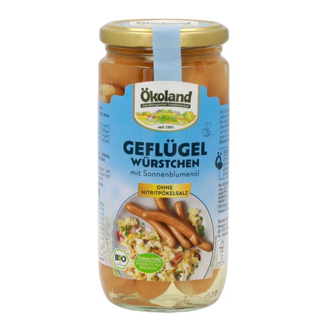 Geflügelwürstchen im Glas 6 St