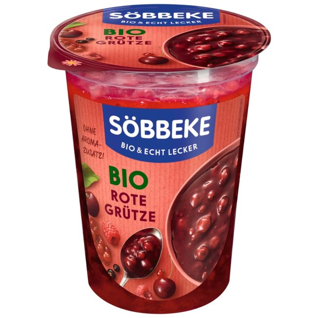 Rote Grütze, im Becher