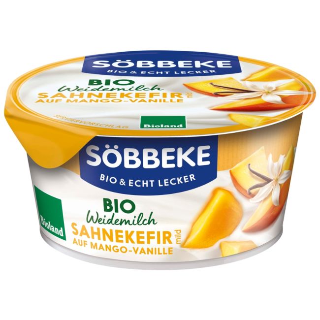 Sahnekefir auf Mango-Vanille - Weidemilch