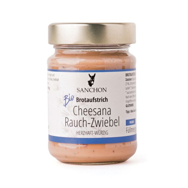 Brotaufstrich Cheesana Rauch Zwiebel