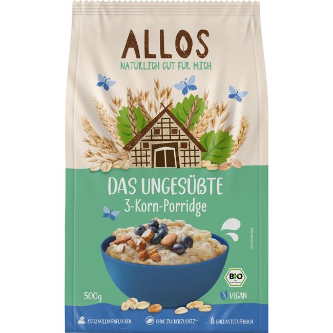 Der Ungesüßte 3 Korn Brei
