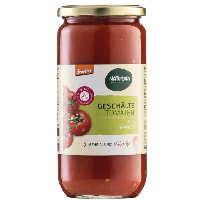 Tomaten geschält in Tom saft