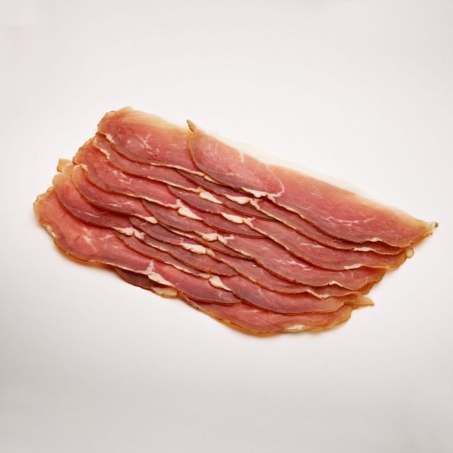Schinkenspeck - luftr. - 100 g geschnitten