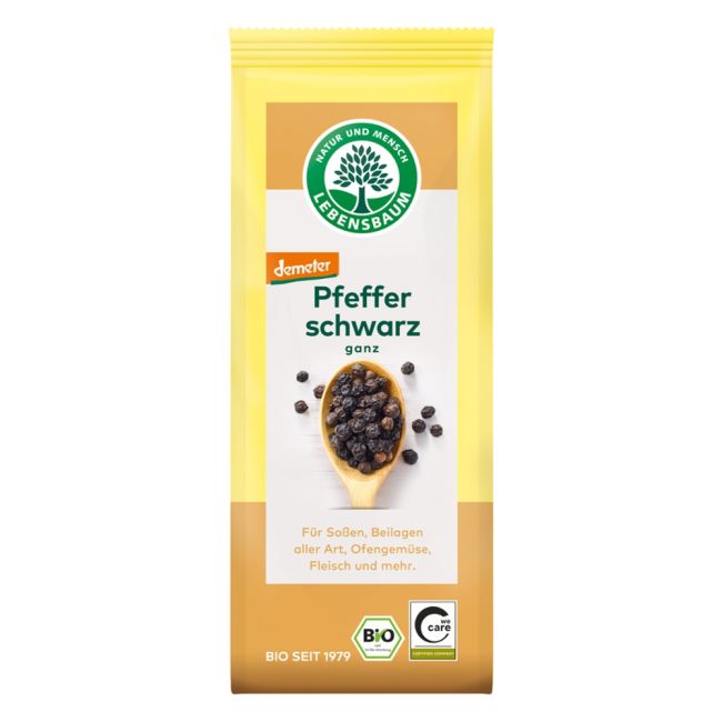 Pfeffer schwarz ganz Tüte