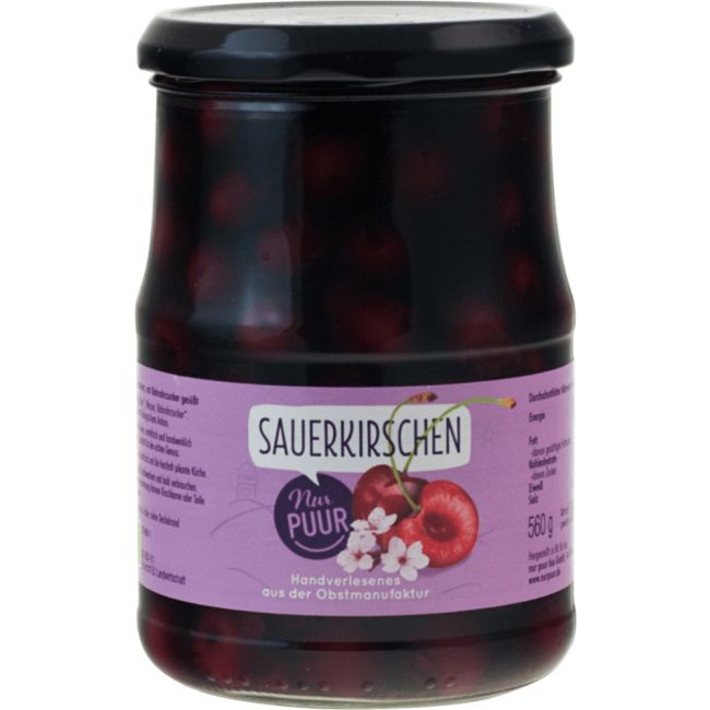 Sauerkirschen entsteint