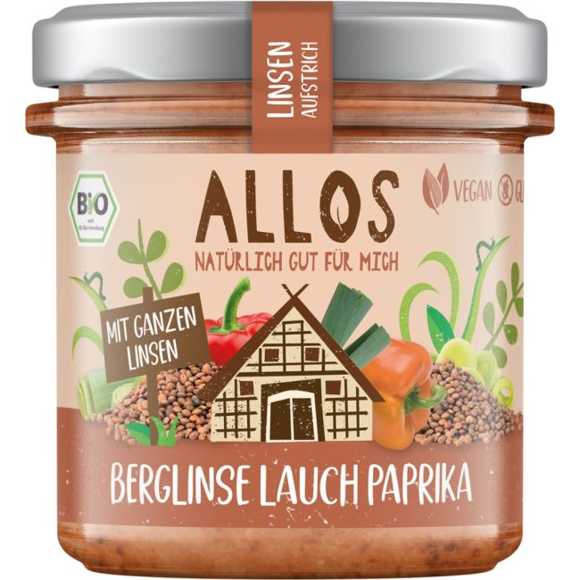 Linsen Aufstrich Berglinse Lauch Paprika