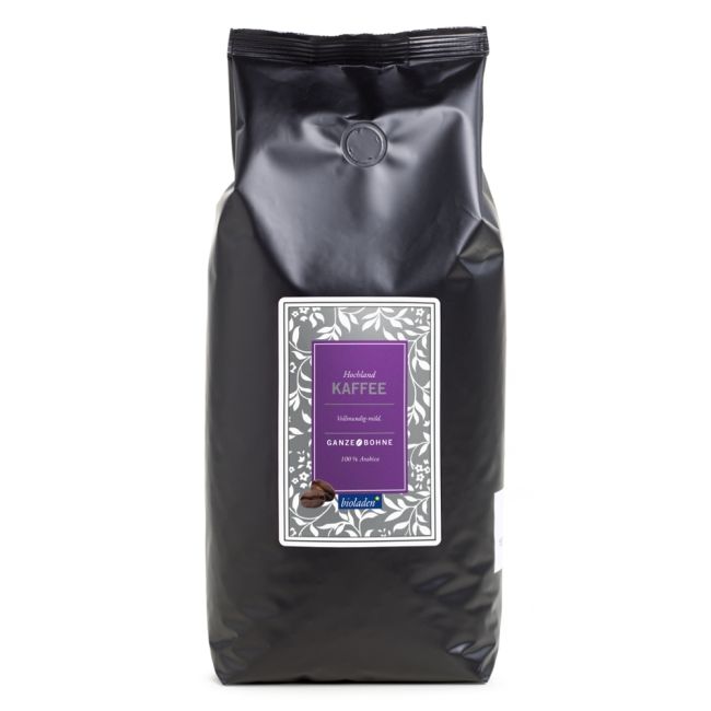 b*Hochlandkaffee ganze Bohne
