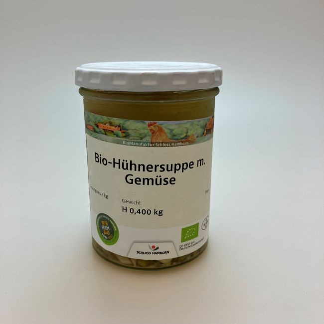 Bio-Hühnersuppe mit Gemüse - 400 ml