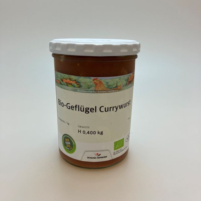 Bio-Geflügel Currywurst im Glas - 400 g