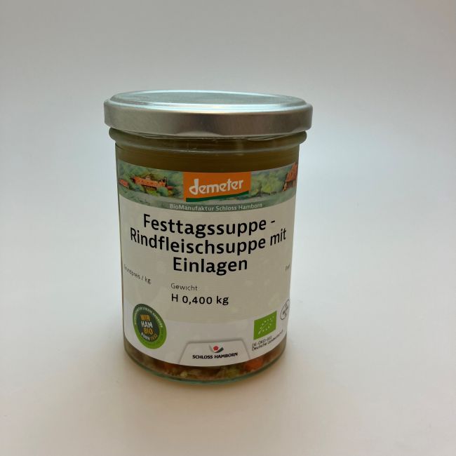 Festtagssuppe - Rindfleischsuppe mit Einlagen